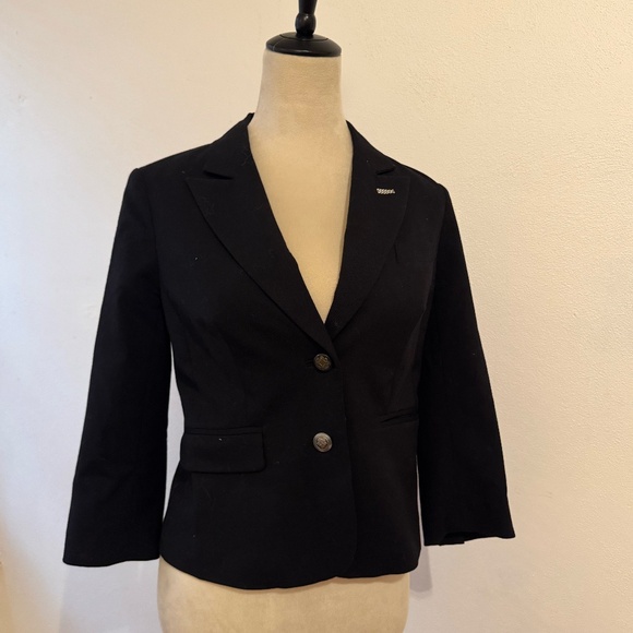 Ett Twa Anthropologie Navy Blazer – Size 2 - Picture 1 of 7